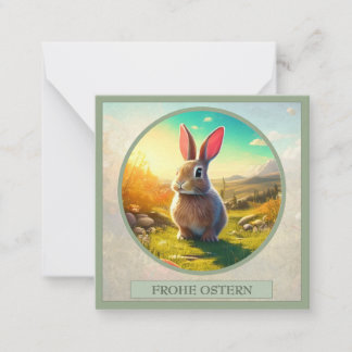 Osterhase im Frühlingszauber Note Card