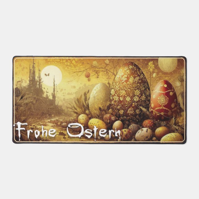 Osterhoffnung in einer apokalyptischen Welt Desk Mat (Front)