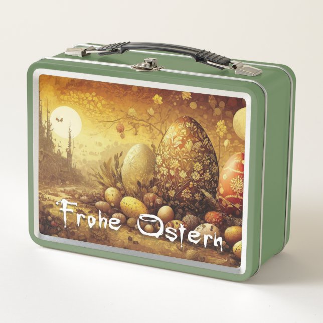 Osterhoffnung in einer apokalyptischen Welt Metal Lunch Box (Front)