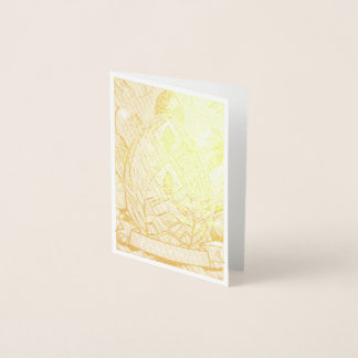 Ostermotiv farbiger Cartoon mit Ostereier 90732 Foil Card