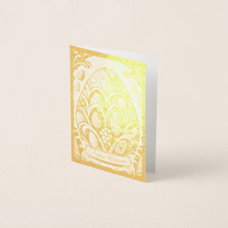 Ostermotiv monochrome Cartoon mit Ostereier 10756 Foil Card