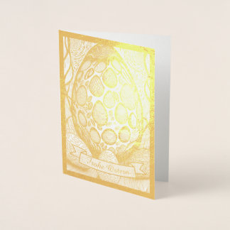 Ostermotiv monochrome Cartoon mit Ostereier 25024 Foil Card