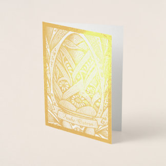 Ostermotiv monochrome Cartoon mit Ostereier 26006 Foil Card