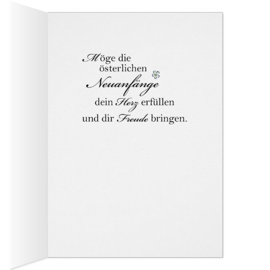 Ostern Schmetterling Neuanfänge (Inside (Right))