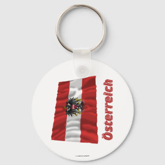 Österreich Fliegende Dienstflagge, deutscher Name Keychain