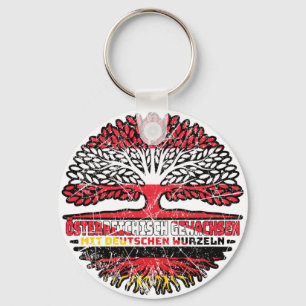 Österreich Österreichisch Deutsch Deutschland Baum Keychain