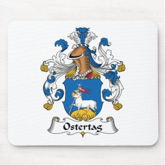 Ostertag Family Crest Mouse Pad