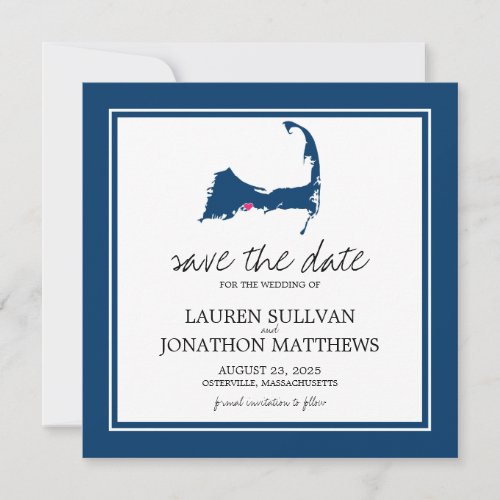 Osterville Cape Cod Wedding Save the Date