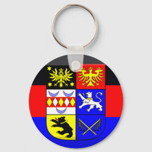 Ostfriesland Flag Gem Keychain