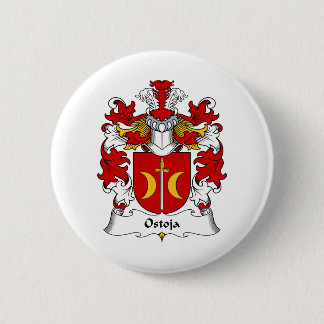 Ostoja Family Crest Pinback Button