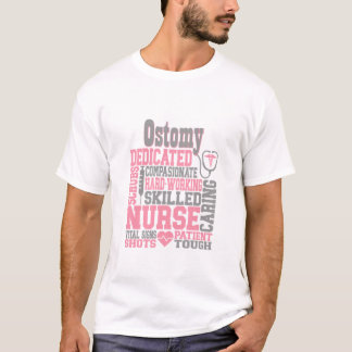 Ostomy Nurse Colon Cancer Stoma Bag Crohns Colitis T-Shirt