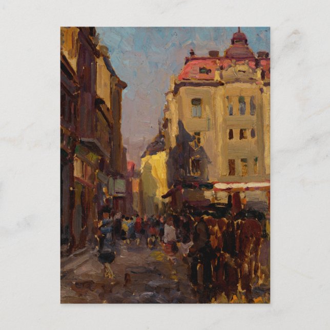 Ostrava by Jozef Teodor Mousson  Postcard (Front)