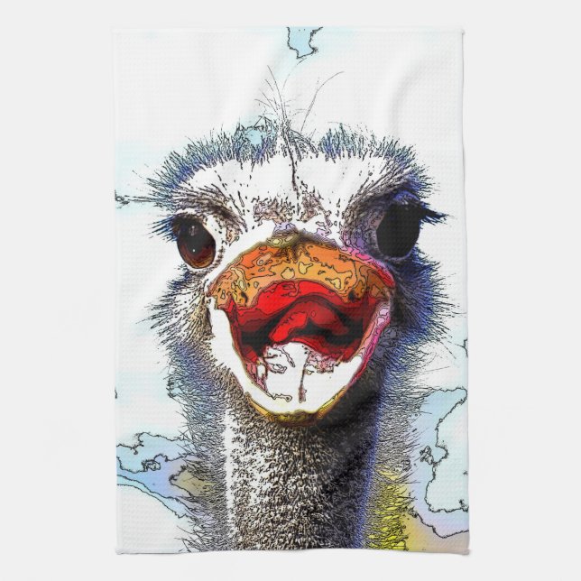 Ostrich20150701 Towel (Vertical)