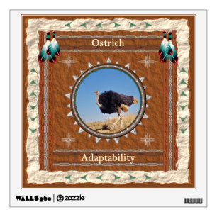 Ostrich Adaptability Energy Wall Decal