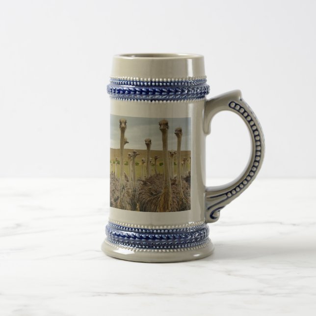 Ostrich Bird Beer Stein (Right)