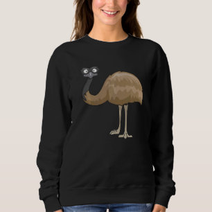 Ostrich Bird  Cute Birds Animal  Graphic Sweatshirt
