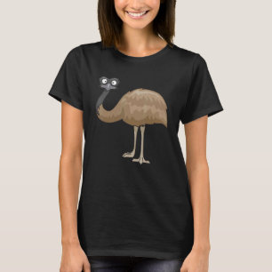Ostrich Bird Cute Birds Animal Graphic T-Shirt