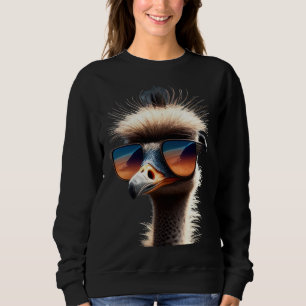 Ostrich Bird Emu Ratite I Love Ostriches Allegedly Sweatshirt