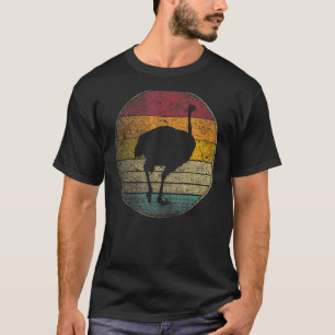 Ostrich Bird Love Sun Retro Vintage 70s 80s 90s T-Shirt