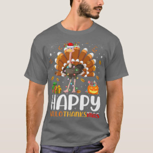 Ostrich Bird Lover Halloween Christmas Happy Hallo T-Shirt