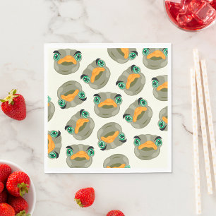 Ostrich Bird Pattern Napkins