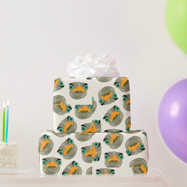 Ostrich Bird Pattern Wrapping Paper (Creator Uploaded)