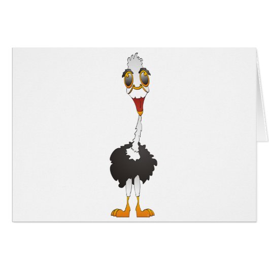 Ostrich Cards (Front Horizontal)