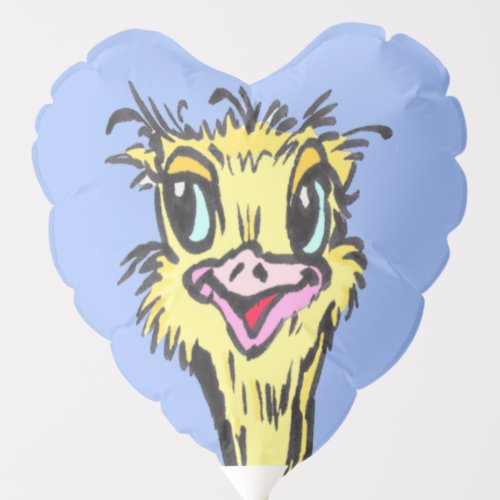 Ostrich Cartoon Balloon