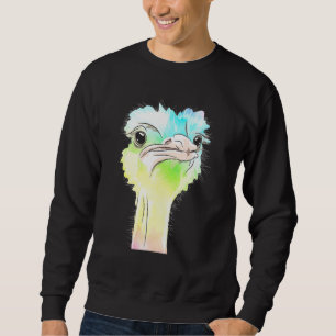 Ostrich Colorful Ostriches Sweatshirt