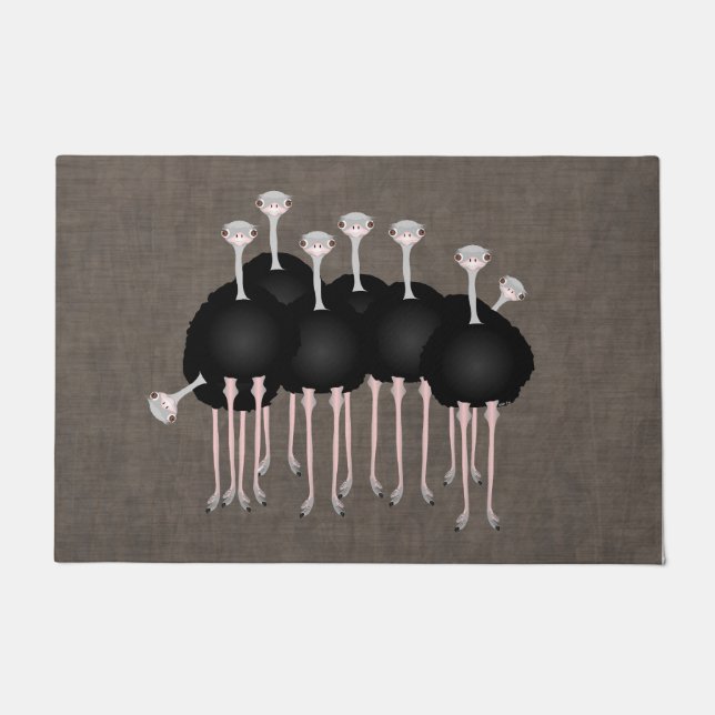 Ostrich Doormat (Front)