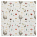 Ostrich Dreams: Whimsy Ostrich Fabric