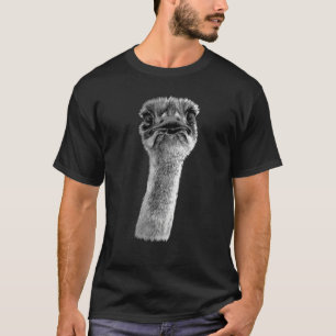 Ostrich Face Men Women Boys Girls Ostrich T-Shirt