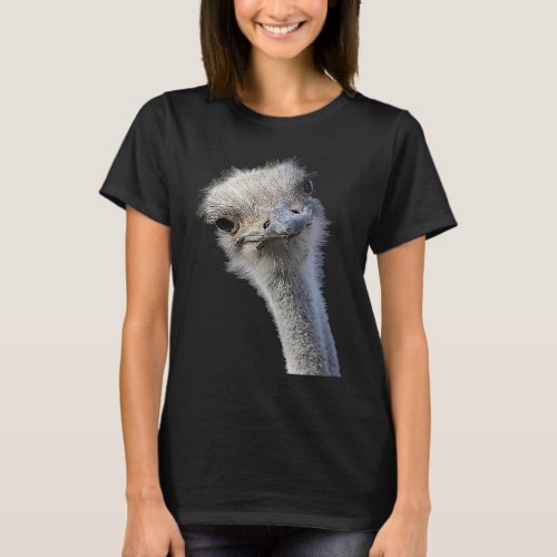 Ostrich Face With Gormless Expression T_Shirt