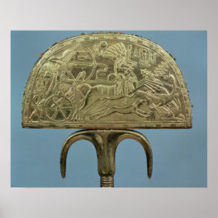 Ostrich-feather fan from the Tomb of Poster