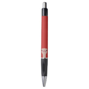 Ostrich funny face pen