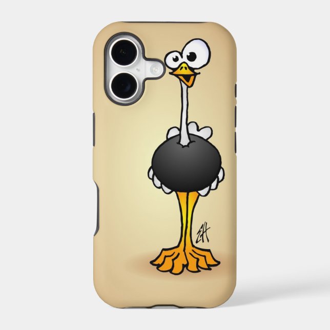 Ostrich Iphone Case (Back)