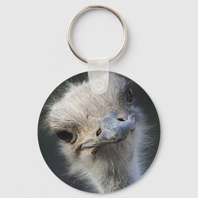 Ostrich Keychain (Front)
