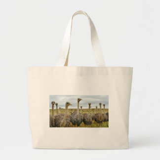 ostrich large tote bag