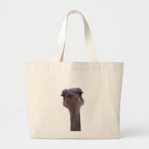 ostrich large tote bag