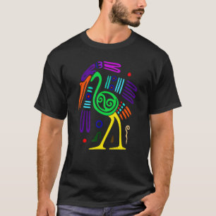 Ostrich Like Animal Full Of Colors T-Shirt