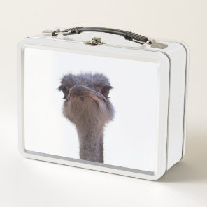 ostrich metal lunch box