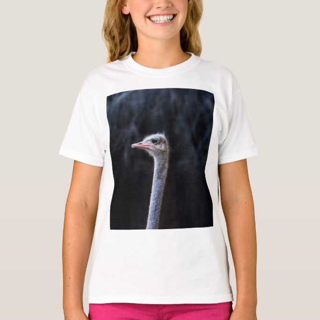 ostrich portrait T-Shirt (Front)
