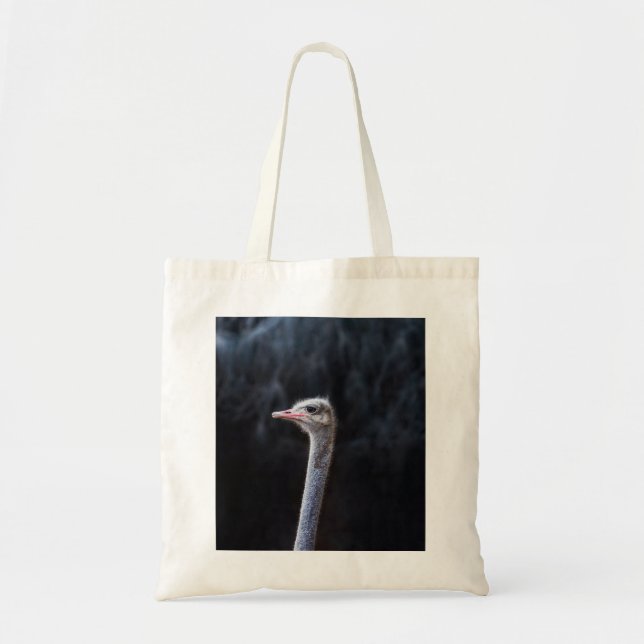 ostrich portrait   tote bag (Front)