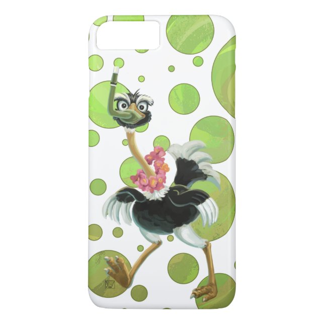 Ostrich Race in the Swamp Case-Mate iPhone Case (Back)