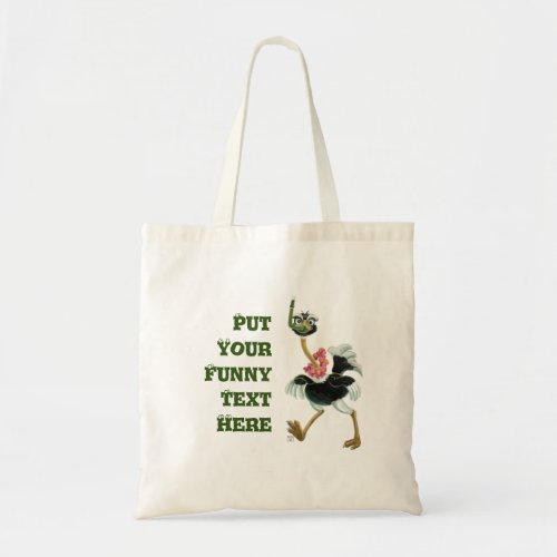 Ostrich Race in the Swamp Tote Bag