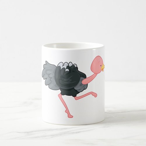 Ostrich Running Coffee Mug