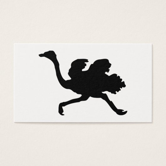 Ostrich Silhouette (Front)