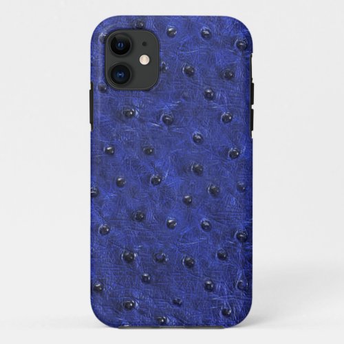 Ostrich Skin Print iPhone 11 Case