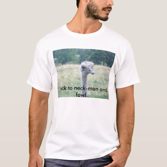 Ostrich T=shirt T-Shirt (Front)