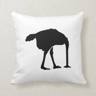 Ostrich Throw Pillow